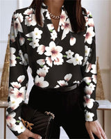 Black Floral Print