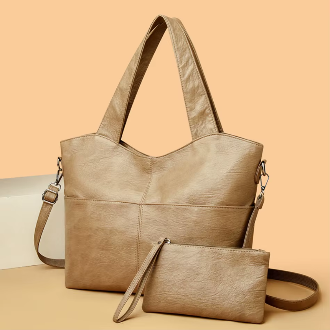 ASHMORE LANE | Gabbie Structured Double-Strap Bag
