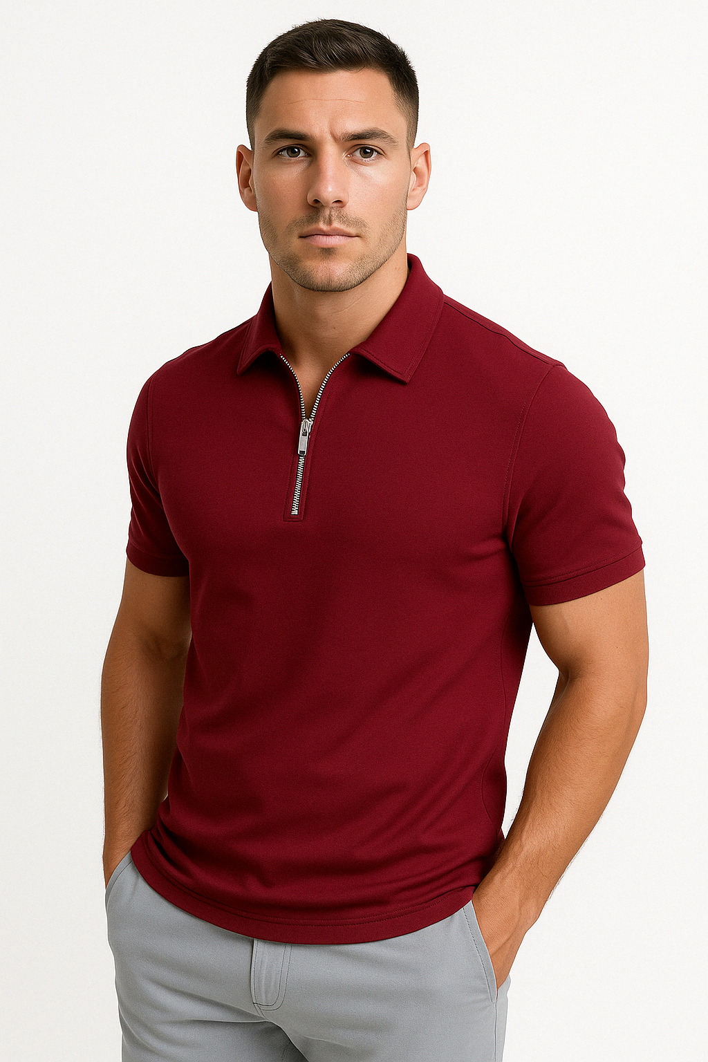 ASHMORE LANE | Florian Half-Zip Polo