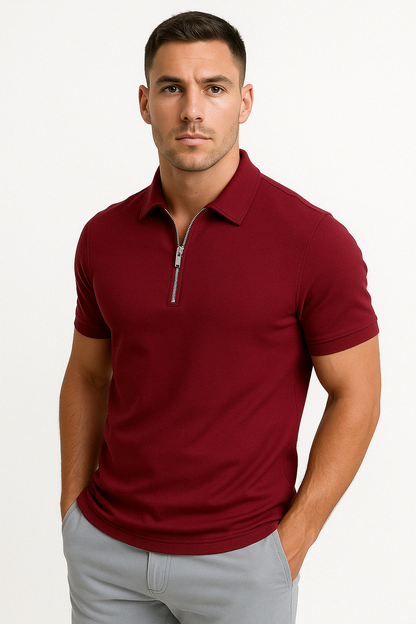 ASHMORE LANE | Florian Half-Zip Polo