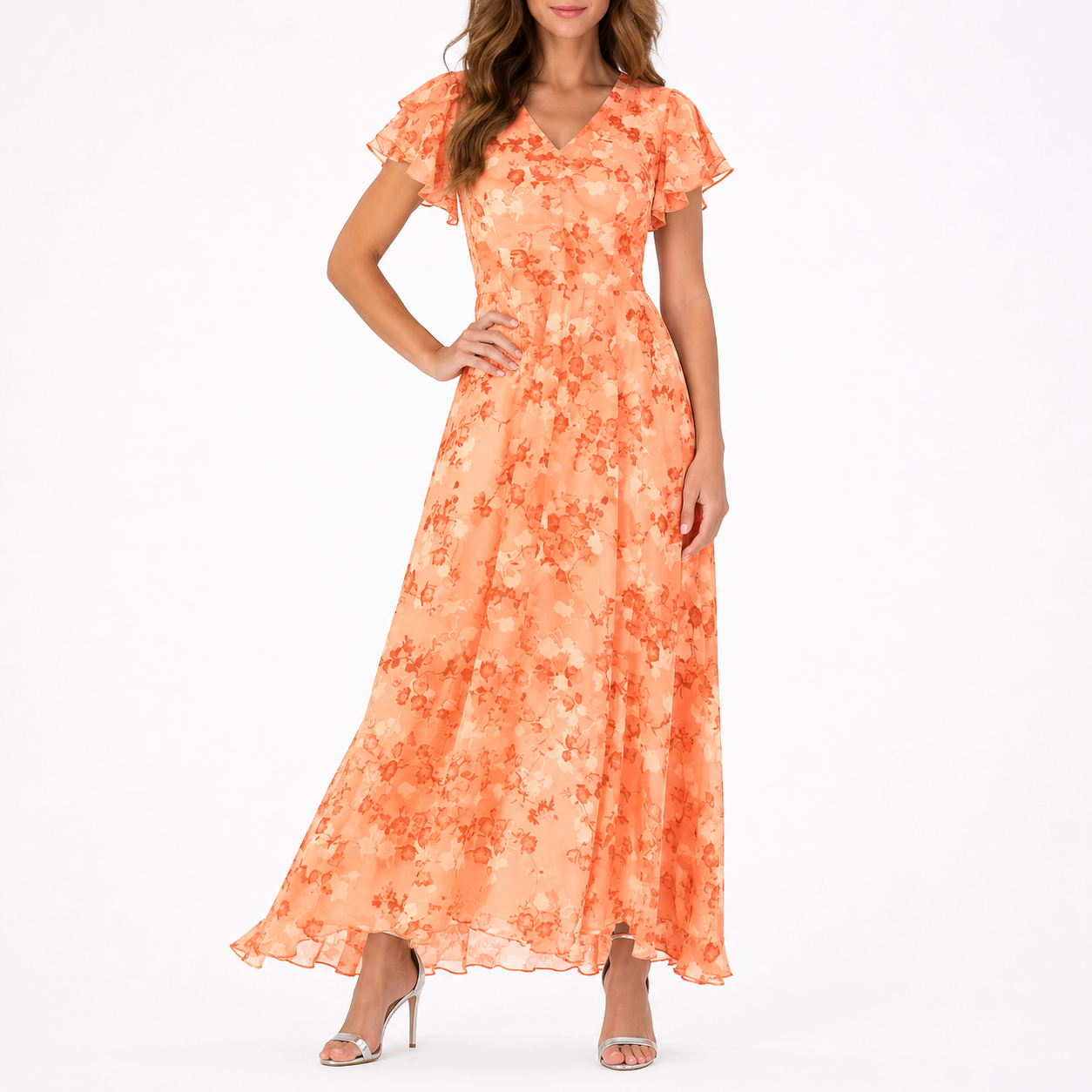 ASHMORE LANE | Élina Floral Long Dress
