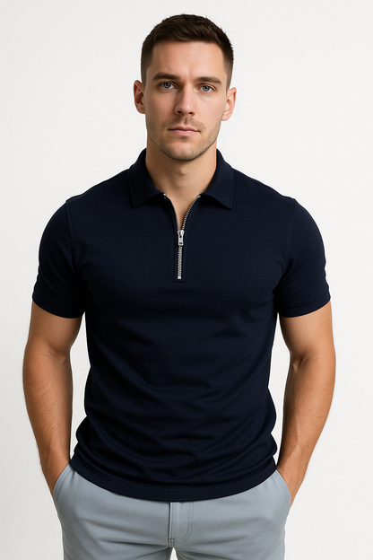 ASHMORE LANE | Florian Half-Zip Polo