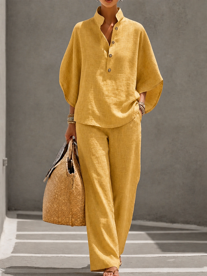 ASHMORE LANE | Ariel Linen Co-ord Set