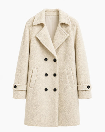 Alder Luxe Coat in ivory