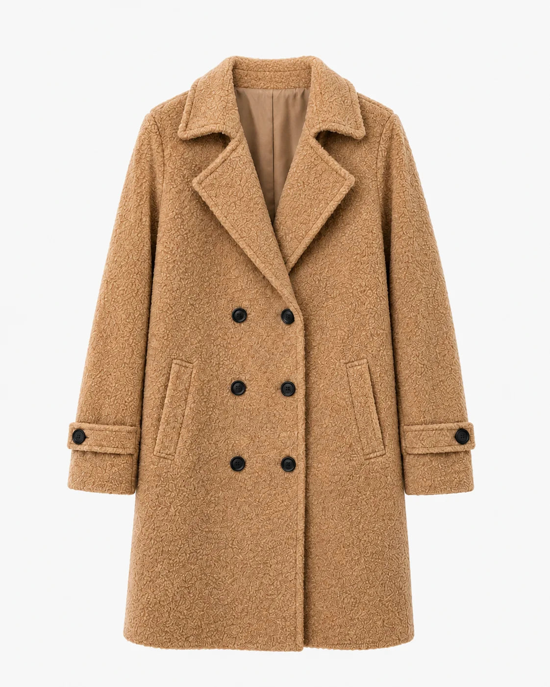 Alder Luxe Coat in camel