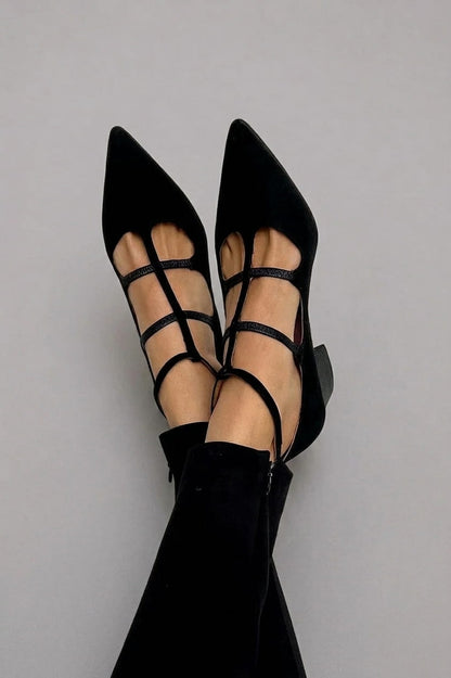 Giulia | Pointed Heels with Straps