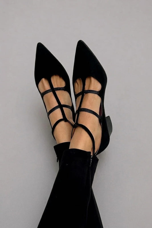 Giulia | Pointed Heels with Straps
