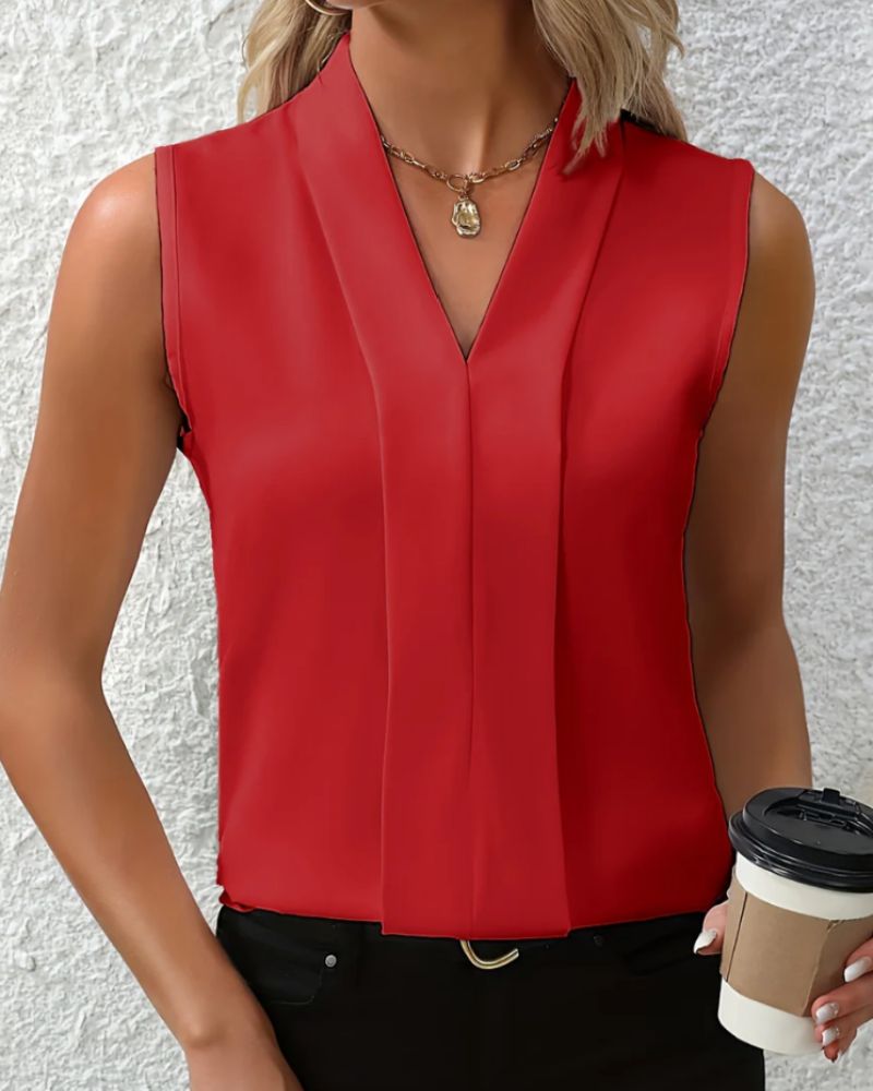 ASHMORE LANE | Nicole Relaxed V-Neck Top