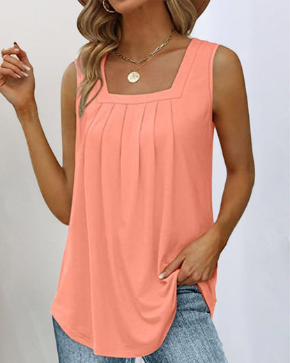 ASHMORE LANE | Ninon Square-Neck Tank Top