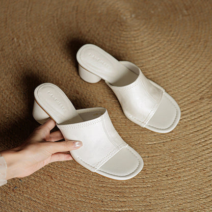 Amira | Genuine Leather Mules