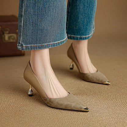 Clair | Genuine Leather Heels