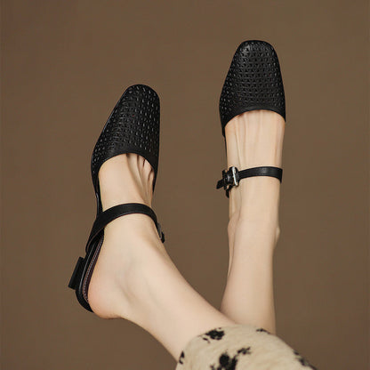 Nilda | Genuine Leather Mules