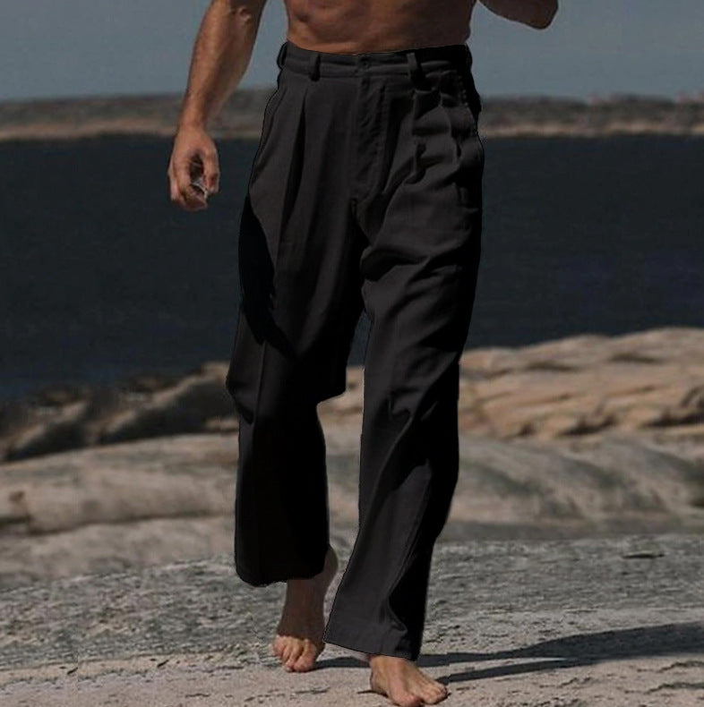 ASHMORE LANE | Theo Wide-Leg Linen Trousers