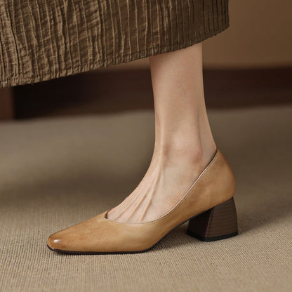 Zila | Genuine Leather Heels