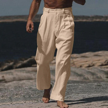 ASHMORE LANE | Theo Wide-Leg Linen Trousers