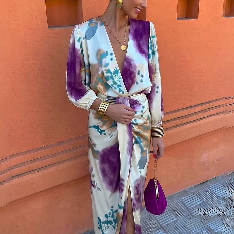 ASHMORE LANE | Refined Print Midi Dress