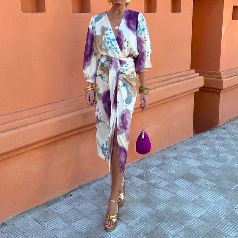ASHMORE LANE | Refined Print Midi Dress