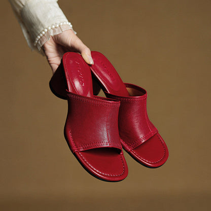 Amira | Genuine Leather Mules