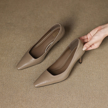 Zala | Genuine Leather Heels