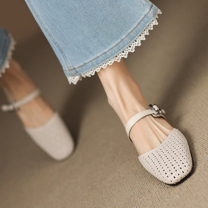 Nilda | Genuine Leather Mules