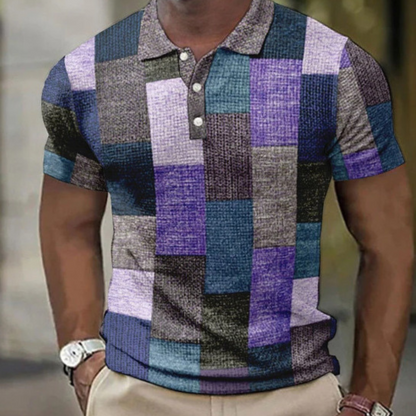 ASHMORE LANE | Damien Patchwork Polo