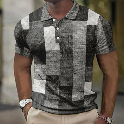 ASHMORE LANE | Damien Patchwork Polo
