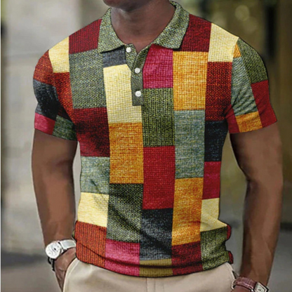 ASHMORE LANE | Damien Patchwork Polo
