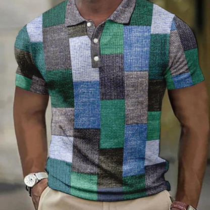 ASHMORE LANE | Damien Patchwork Polo
