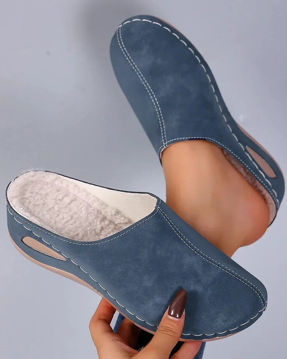 Ophélie Cushioned Mule Slippers