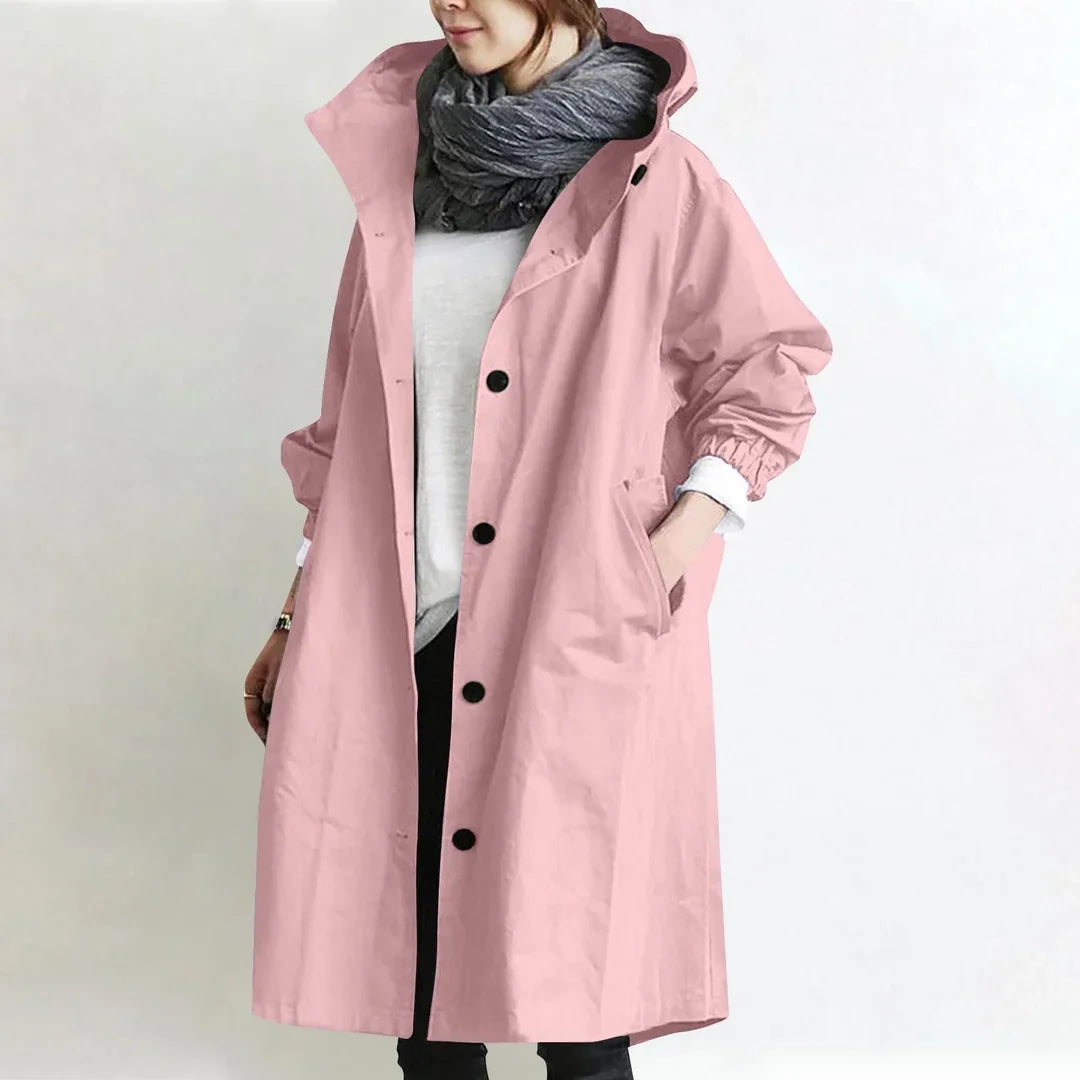 Theodora | Long Hooded Coat