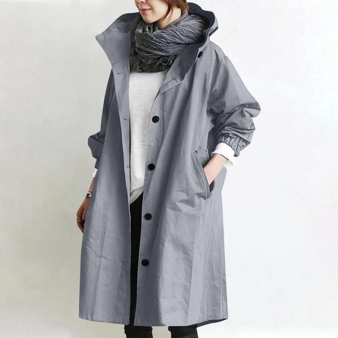 Theodora | Long Hooded Coat