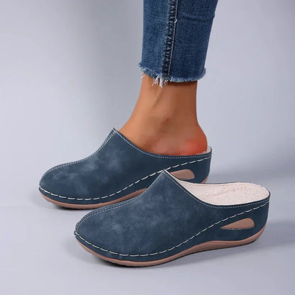 Ophélie Cushioned Mule Slippers