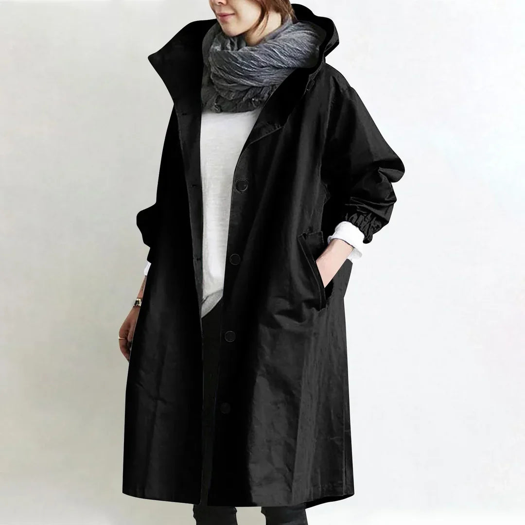Theodora | Long Hooded Coat