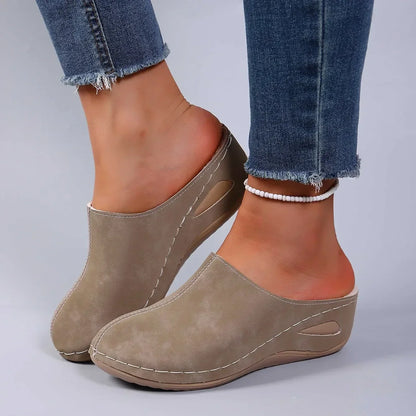 Ophélie Cushioned Mule Slippers