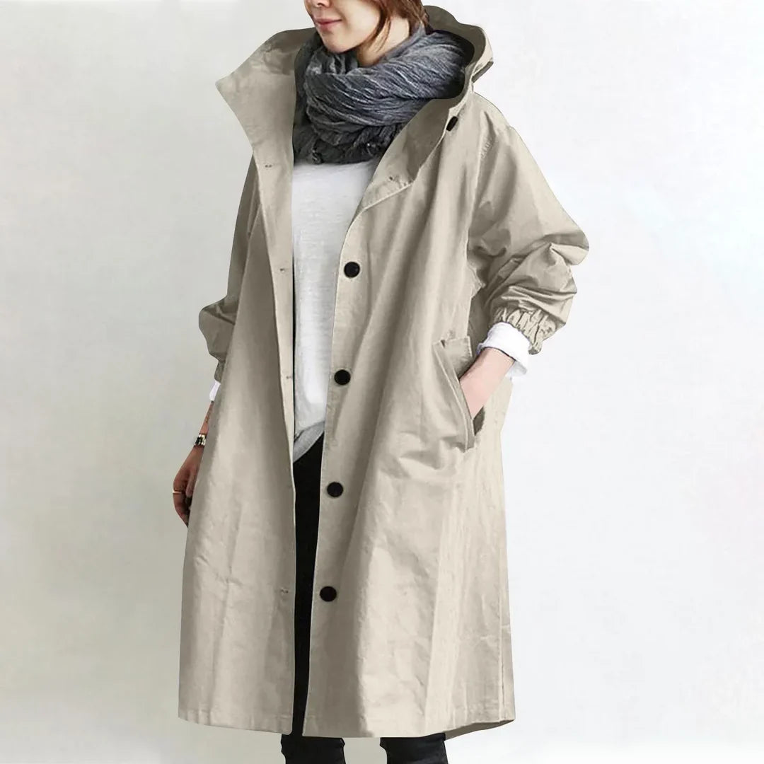 Theodora | Long Hooded Coat