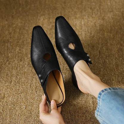 Olga | Genuine Leather Mules