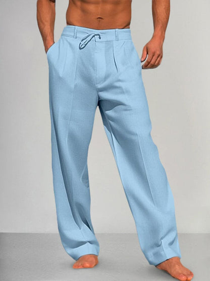 Marco | Pantalon Coton-Lin à Pinces