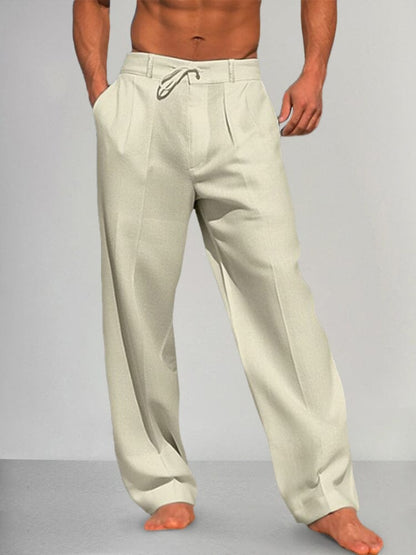 Marco | Pantalon Coton-Lin à Pinces