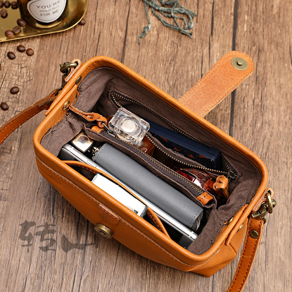 ASHMORE LANE | Fabienne Handmade Retro Leather Bag