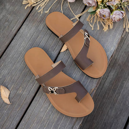 ASHMORE LANE | Elsa Slip-On Flat Sandals