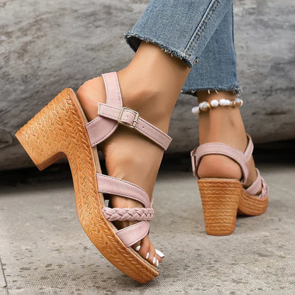 ASHMORE LANE | Gianna Classic Mid-Heel Sandals