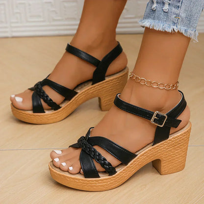 ASHMORE LANE | Gianna Classic Mid-Heel Sandals