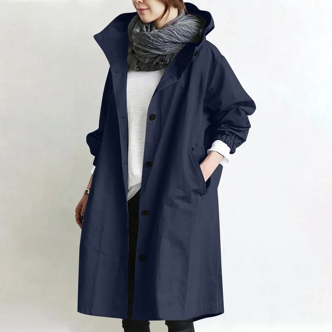 Theodora | Long Hooded Coat