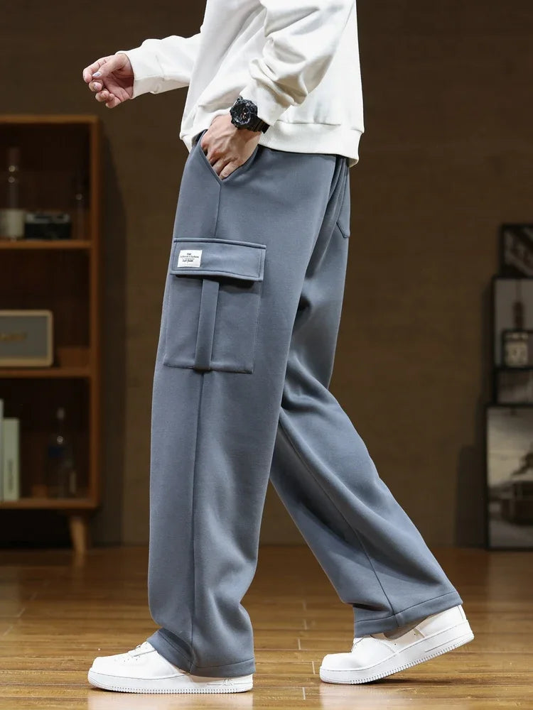 ASHMORE LANE | Fleece Cargo Trousers