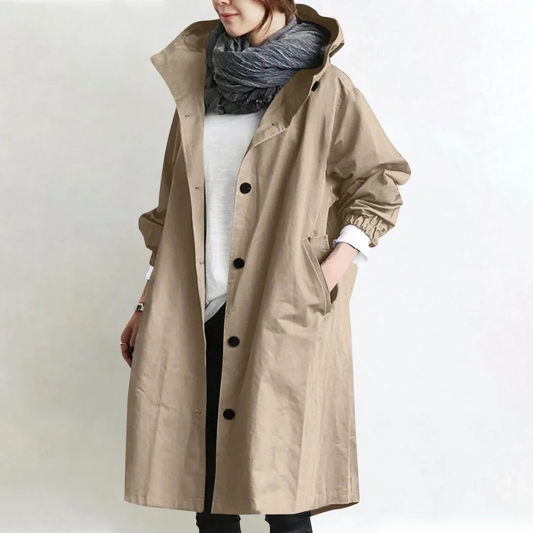 Theodora | Long Hooded Coat