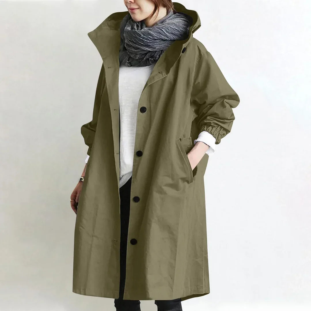 Theodora | Long Hooded Coat