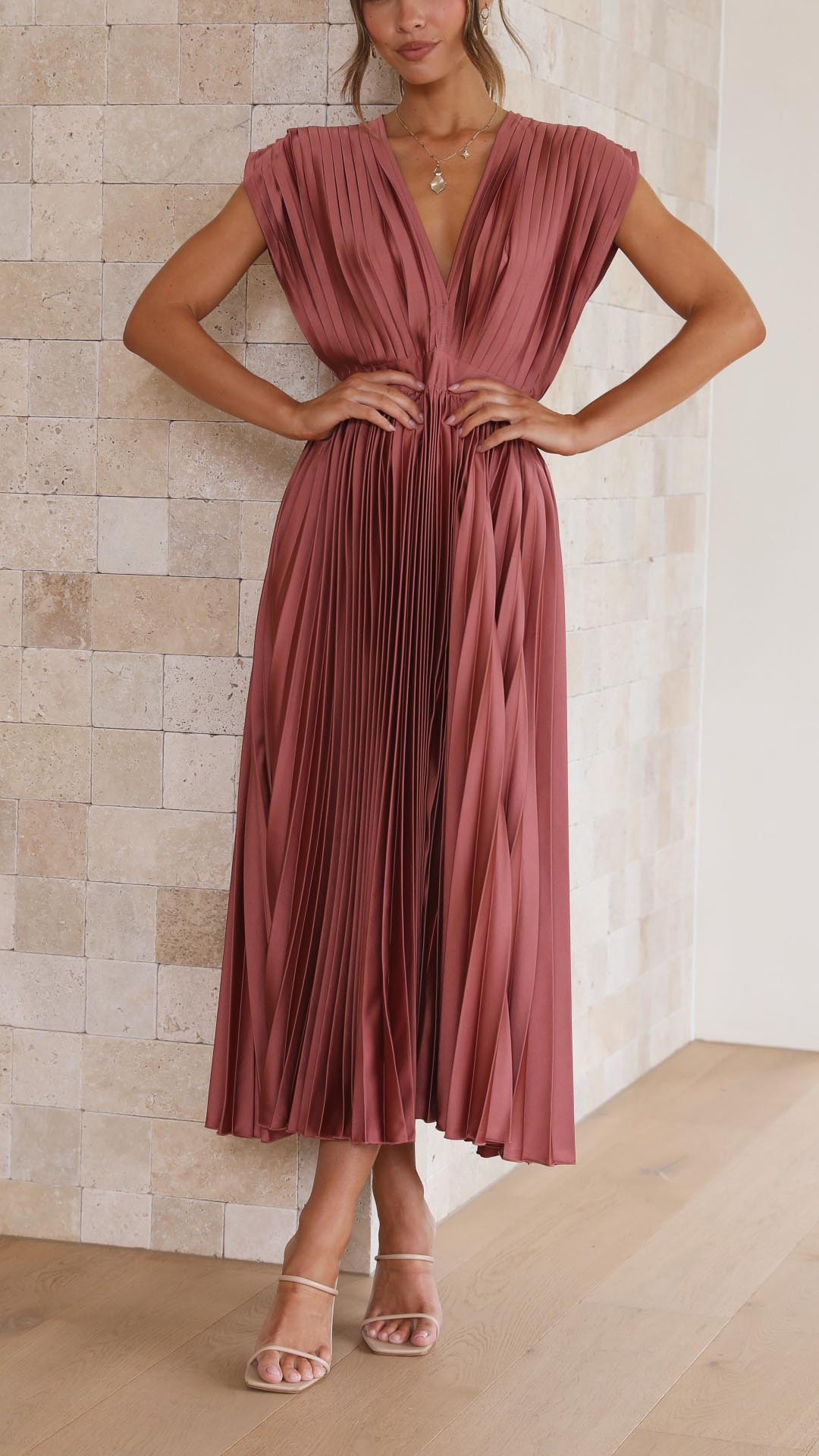 ASHMORE LANE | Pleated Dress