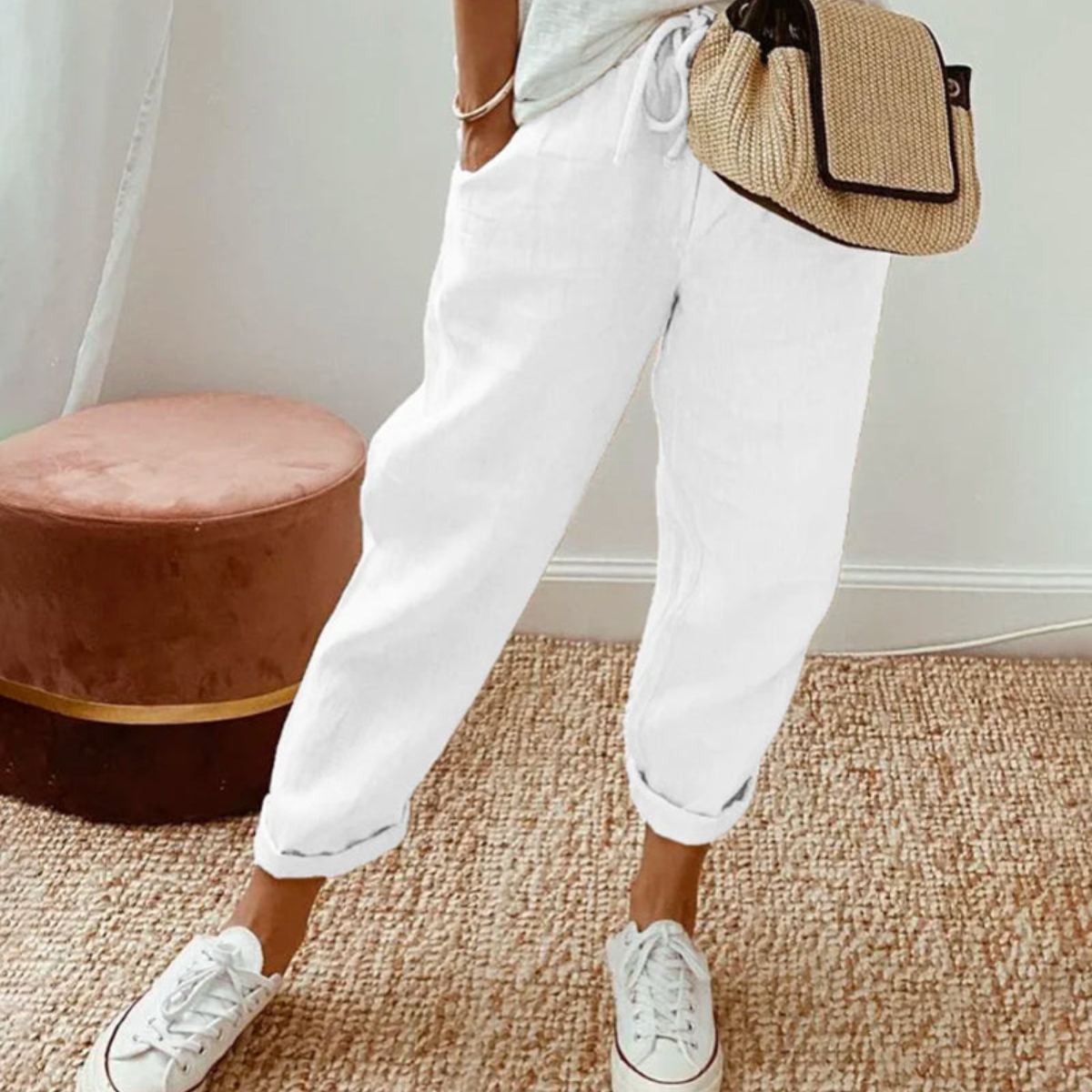 ASHMORE LANE | Elegant Cotton Trousers