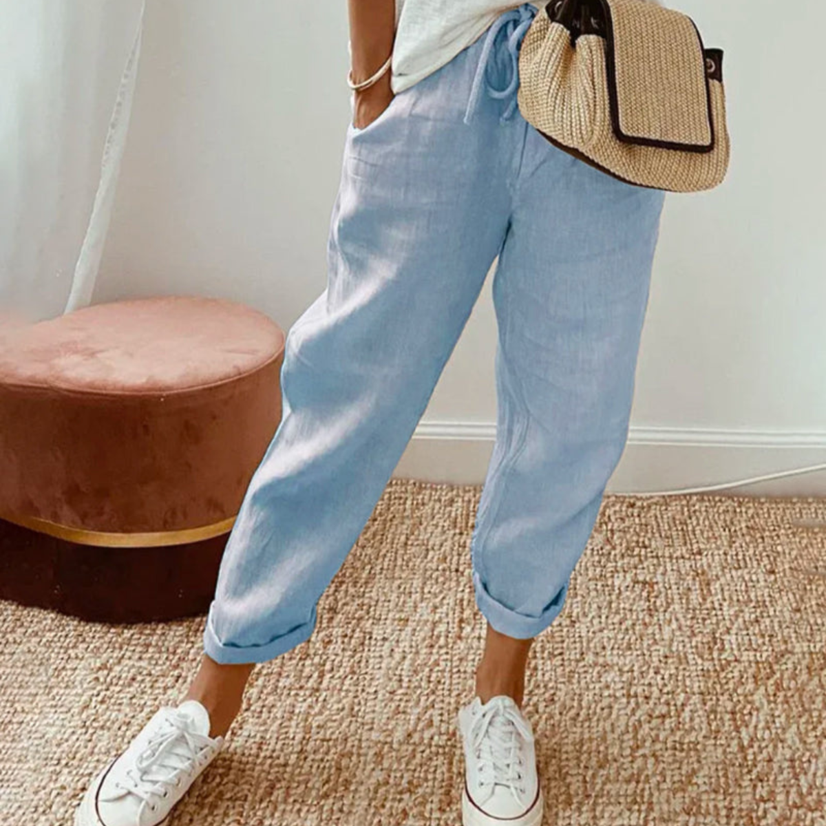 ASHMORE LANE | Elegant Cotton Trousers