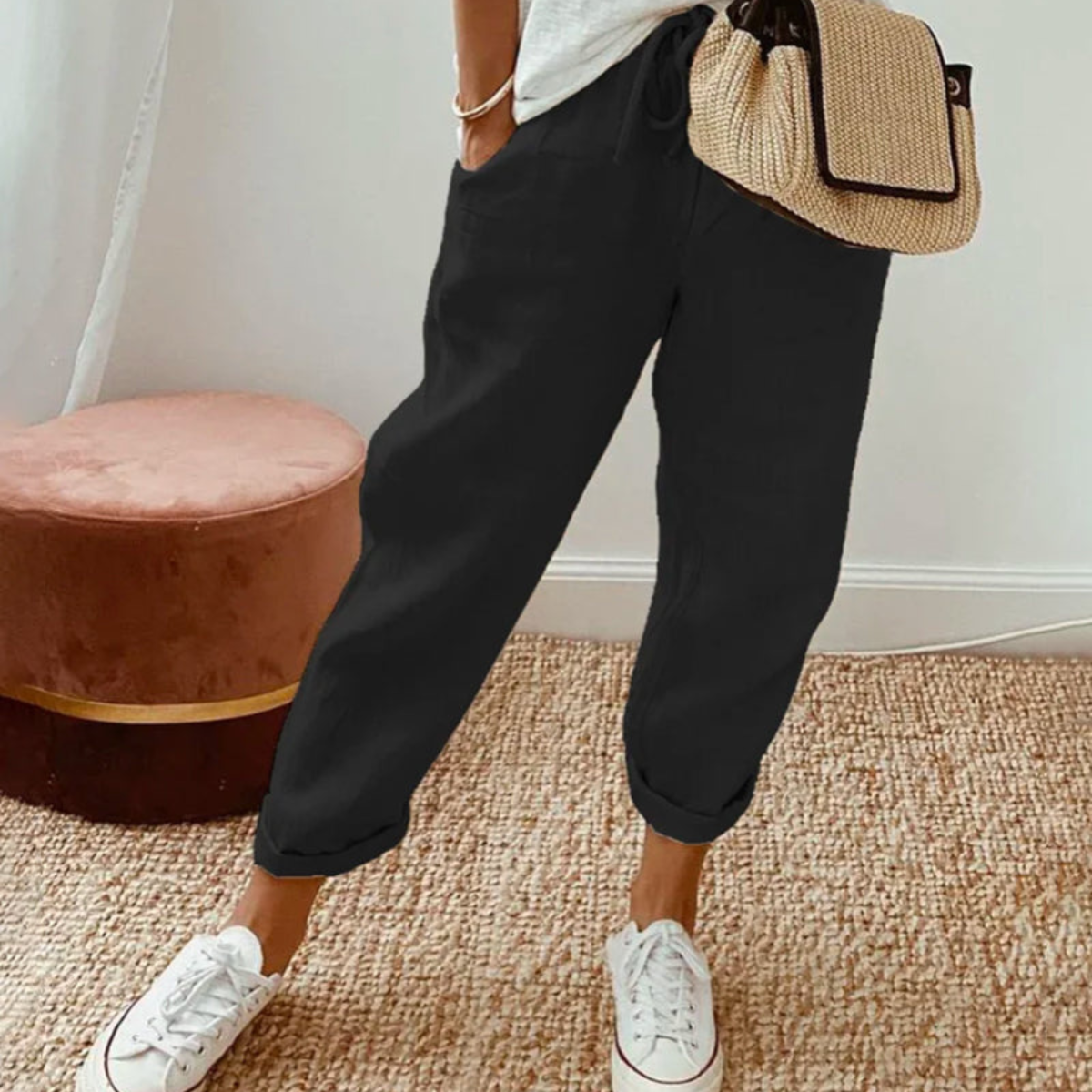 ASHMORE LANE | Elegant Cotton Trousers